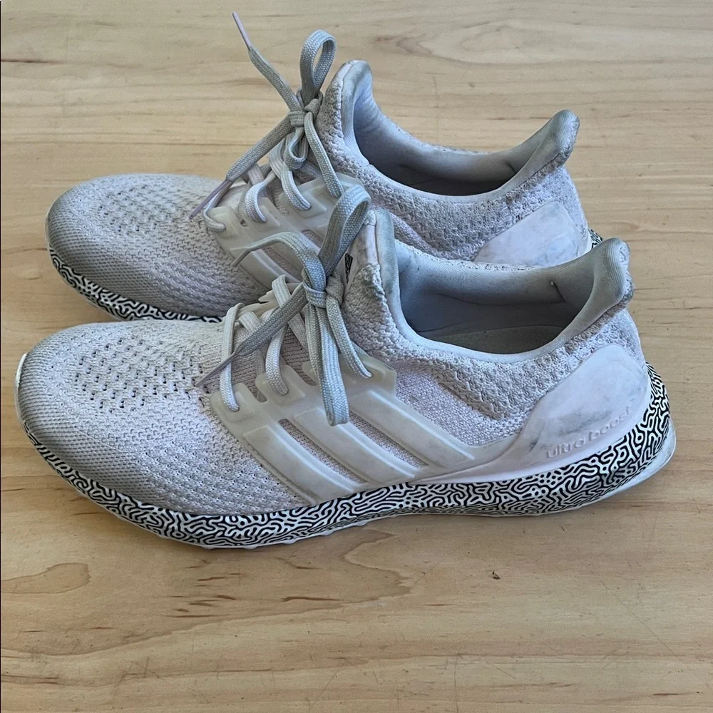 adidas Women's Pink Knit Sneakers 8.5 - Picture 6 of 8